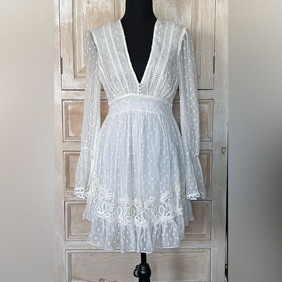 Hemant & Nandita Cleo Mini Dress Size Small - Picture 4 of 8